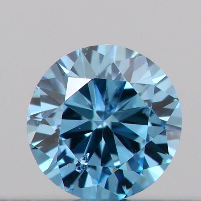 Loose Diamond - ROUND 0.1ct Fancy Vivid Blue SI1: Loose Diamond - ROUND 0.1ct Fancy Vivid Blue SI1 Source: This is a real non-mined Diamond that has been grown in a lab Shape: ROUND Carats: 0.1 Color: Fancy Vivid Blue Certification: IGI Video: