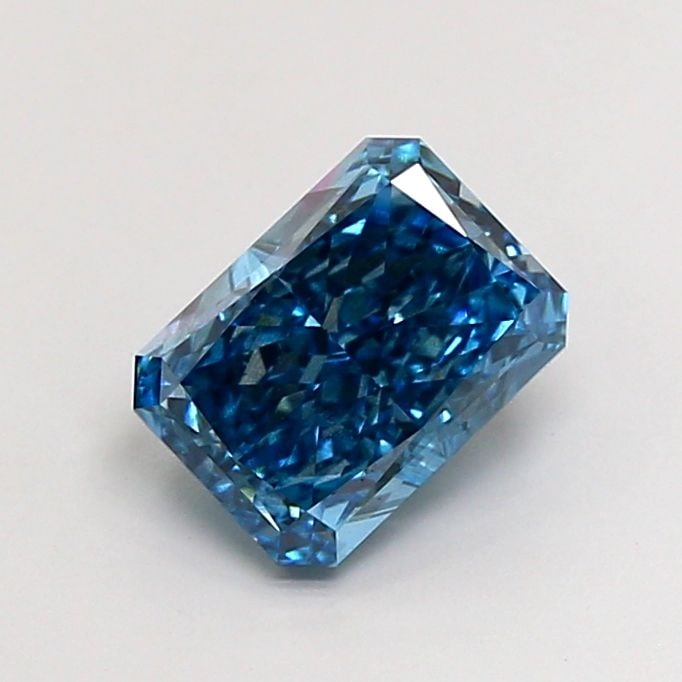 Loose Diamond - RADIANT 2.51ct Fancy Vivid Blue SI1: Loose Diamond - RADIANT 2.51ct Fancy Vivid Blue SI1 Source: This is a real non-mined Diamond that has been grown in a lab Shape: RADIANT Carats: 2.51 Color: Fancy Vivid Blue Certification: IGI Video: