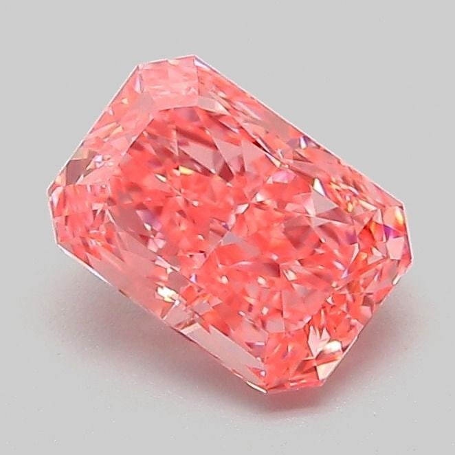 Loose Diamond - RADIANT 1.12ct Fancy Vivid Pink VVS2: Loose Diamond - RADIANT 1.12ct Fancy Vivid Pink VVS2 Source: This is a real non-mined Diamond that has been grown in a lab Shape: RADIANT Carats: 1.12 Color: Fancy Vivid Pink Certification: IGI Video: