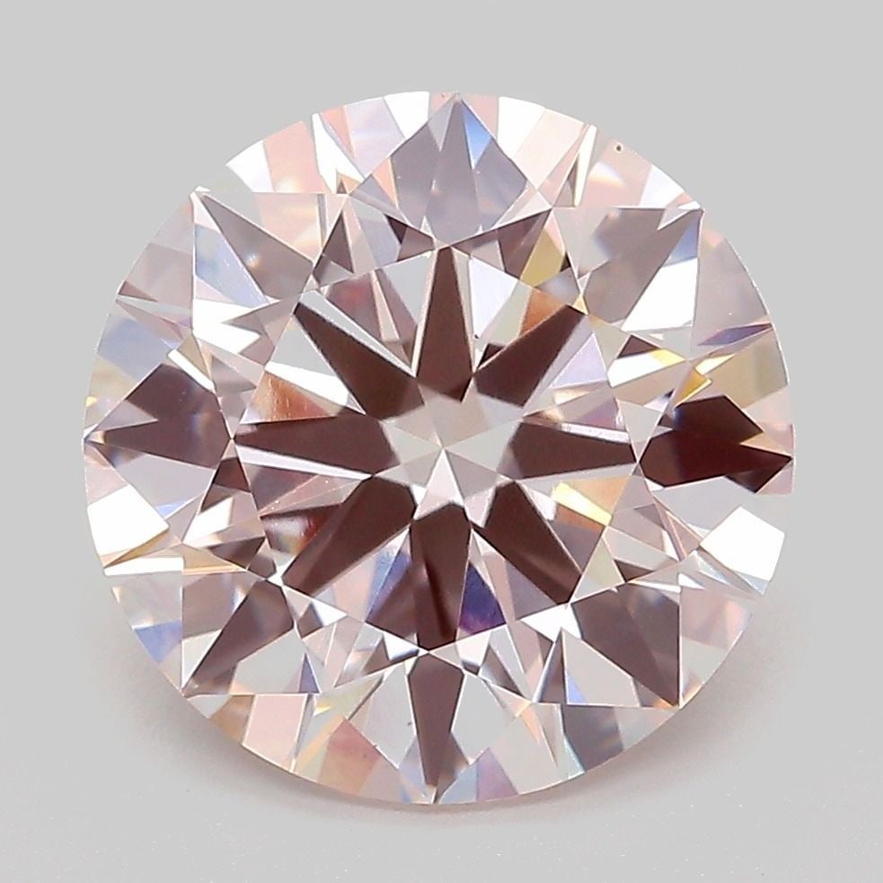Ideal Loose Diamond - ROUND 5.09ct Fancy Light Pink VS1 (1 of 1)