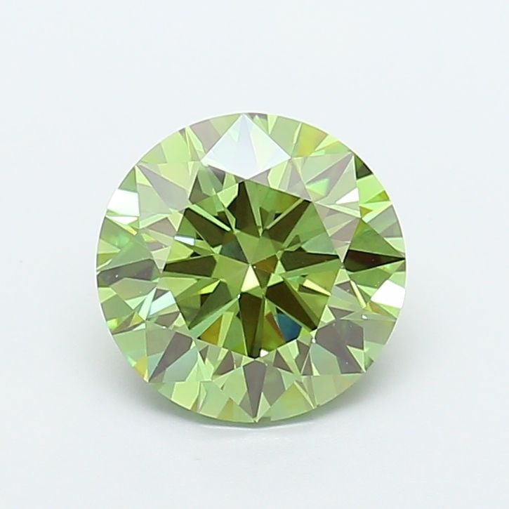 Ideal Loose Diamond - ROUND 3.02ct Fancy Vivid Green VS1: Ideal Loose Diamond - ROUND 3.02ct Fancy Vivid Green VS1 Source: This is a real non-mined Diamond that has been grown in a lab Shape: ROUND Carats: 3.02 Color: Fancy Vivid Green Certification: IGI Vid