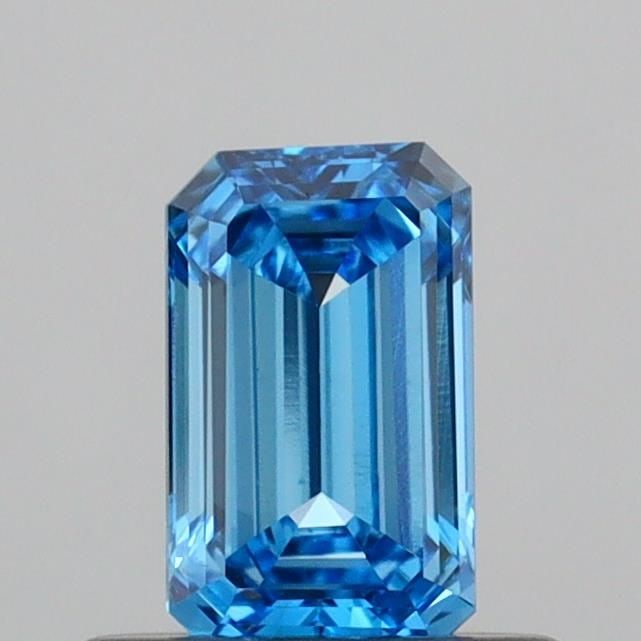 Loose Diamond - EMERALD 0.5ct Fancy Vivid Blue VS1: Loose Diamond - EMERALD 0.5ct Fancy Vivid Blue VS1 Source: This is a real non-mined Diamond that has been grown in a lab Shape: EMERALD Carats: 0.5 Color: Fancy Vivid Blue Certification: IGI Video: