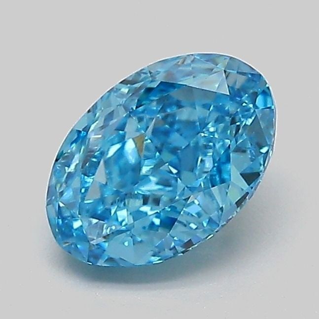 Loose Diamond - OVAL 1.1ct Fancy Vivid Blue VVS2: Loose Diamond - OVAL 1.1ct Fancy Vivid Blue VVS2 Source: This is a real non-mined Diamond that has been grown in a lab Shape: OVAL Carats: 1.1 Color: Fancy Vivid Blue Certification: IGI Video: