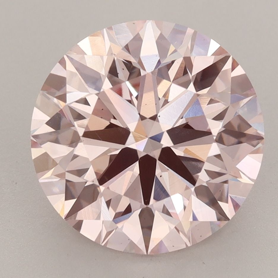 Ideal Loose Diamond - ROUND 5.03ct Fancy Pink VS2: Ideal Loose Diamond - ROUND 5.03ct Fancy Pink VS2 Source: This is a real non-mined Diamond that has been grown in a lab Shape: ROUND Carats: 5.03 Color: Fancy Pink Certification: IGI Video: