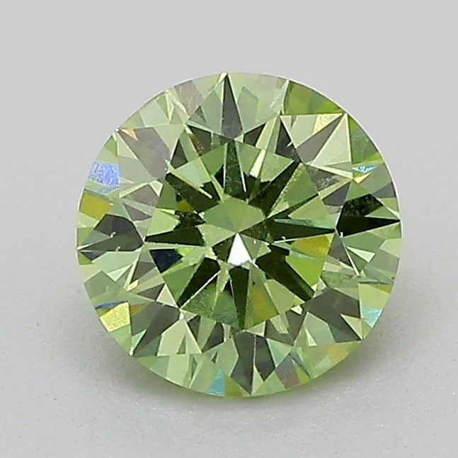 Loose Diamond - ROUND 1.02ct Fancy Vivid Green VS2 (1 of 1)