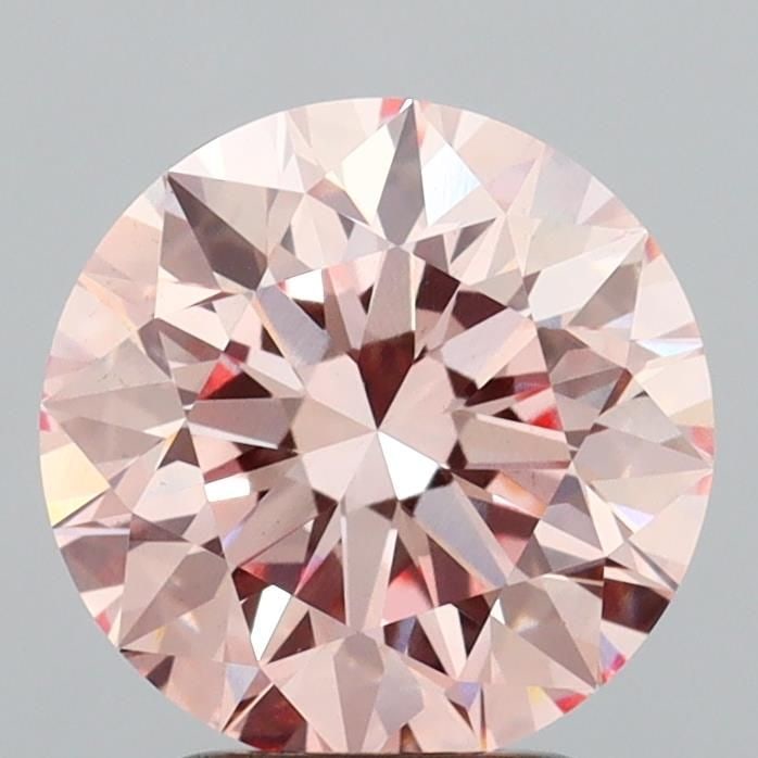 Loose Diamond - ROUND 3.08ct Fancy Intense Pink VS1: Loose Diamond - ROUND 3.08ct Fancy Intense Pink VS1 Source: This is a real non-mined Diamond that has been grown in a lab Shape: ROUND Carats: 3.08 Color: Fancy Intense Pink Certification: IGI Video: