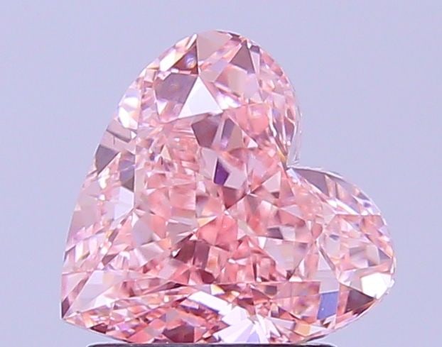 Loose Diamond - HEART 2.03ct Fancy Vivid Pink VS1: Loose Diamond - HEART 2.03ct Fancy Vivid Pink VS1 Source: This is a real non-mined Diamond that has been grown in a lab Shape: HEART Carats: 2.03 Color: Fancy Vivid Pink Certification: IGI Video: