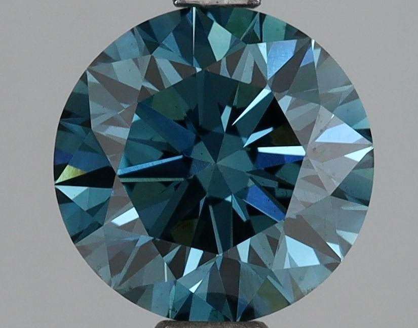 Loose Diamond - ROUND 2.0ct Fancy Vivid Blue VS1: Loose Diamond - ROUND 2.0ct Fancy Vivid Blue VS1 Source: This is a real non-mined Diamond that has been grown in a lab Shape: ROUND Carats: 2.0 Color: Fancy Vivid Blue Certification: NONE Video: