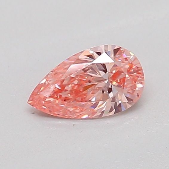Loose Diamond - PEAR 0.24ct Fancy Vivid Pink VS2: Loose Diamond - PEAR 0.24ct Fancy Vivid Pink VS2 Source: This is a real non-mined Diamond that has been grown in a lab Shape: PEAR Carats: 0.24 Color: Fancy Vivid Pink Certification: IGI The Diamond D