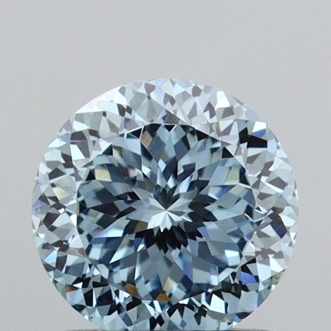 Loose Diamond - ROUND 1.02ct Fancy Blue VS1: Loose Diamond - ROUND 1.02ct Fancy Blue VS1 Source: This is a real non-mined Diamond that has been grown in a lab Shape: ROUND Carats: 1.02 Color: Fancy Blue Certification: IGI Video: