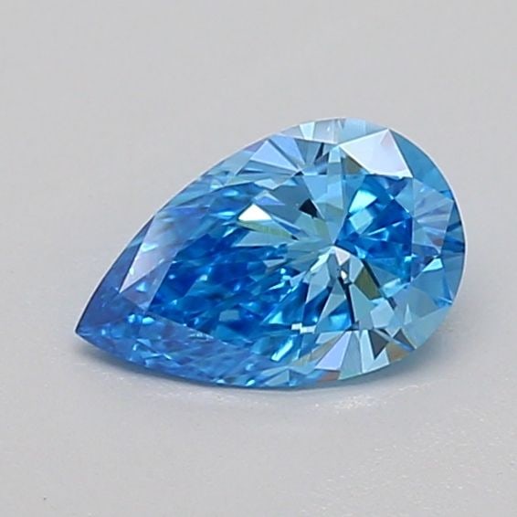 Loose Diamond - PEAR 0.51ct Fancy Vivid Blue VS1: Loose Diamond - PEAR 0.51ct Fancy Vivid Blue VS1 Source: This is a real non-mined Diamond that has been grown in a lab Shape: PEAR Carats: 0.51 Color: Fancy Vivid Blue Certification: IGI Video: