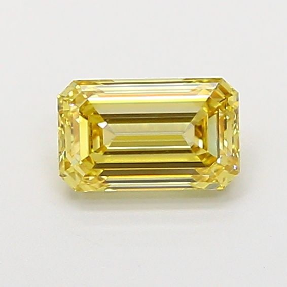 Loose Diamond - EMERALD 1.02ct Fancy Yellow VS1: Loose Diamond - EMERALD 1.02ct Fancy Yellow VS1 Source: This is a real non-mined Diamond that has been grown in a lab Shape: EMERALD Carats: 1.02 Color: Fancy Yellow Certification: IGI Video: