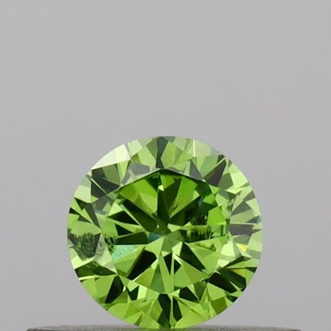 Loose Diamond - ROUND 0.27ct Fancy Vivid Green SI2: Loose Diamond - ROUND 0.27ct Fancy Vivid Green SI2 Source: This is a real non-mined Diamond that has been grown in a lab Shape: ROUND Carats: 0.27 Color: Fancy Vivid Green Certification: IGI Video: