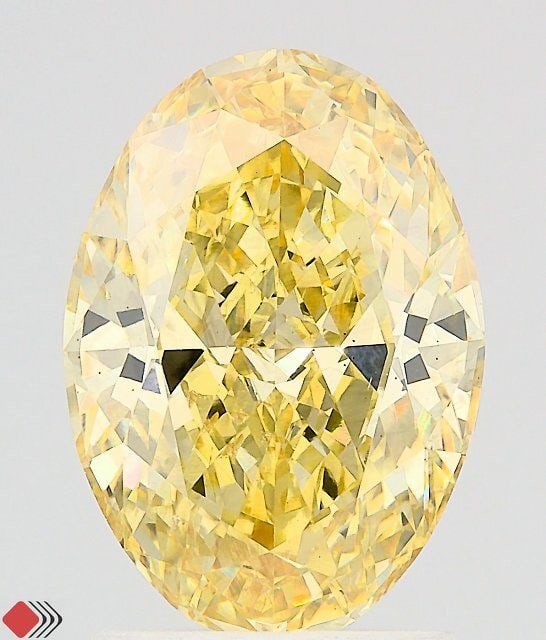 Loose Diamond - OVAL 2.5ct Fancy Intense Yellow VS2: Loose Diamond - OVAL 2.5ct Fancy Intense Yellow VS2 Source: This is a real non-mined Diamond that has been grown in a lab Shape: OVAL Carats: 2.5 Color: Fancy Intense Yellow Certification: IGI Video: