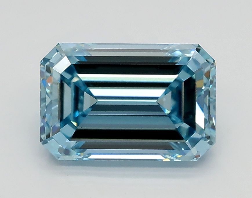 Loose Diamond - EMERALD 1.7ct Fancy Intense Blue VS1: Loose Diamond - EMERALD 1.7ct Fancy Intense Blue VS1 Source: This is a real non-mined Diamond that has been grown in a lab Shape: EMERALD Carats: 1.7 Color: Fancy Intense Blue Certification: IGI Video