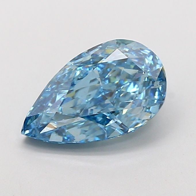 Loose Diamond - PEAR 3.1ct Fancy Vivid Blue VS1: Loose Diamond - PEAR 3.1ct Fancy Vivid Blue VS1 Source: This is a real non-mined Diamond that has been grown in a lab Shape: PEAR Carats: 3.1 Color: Fancy Vivid Blue Certification: IGI Video: