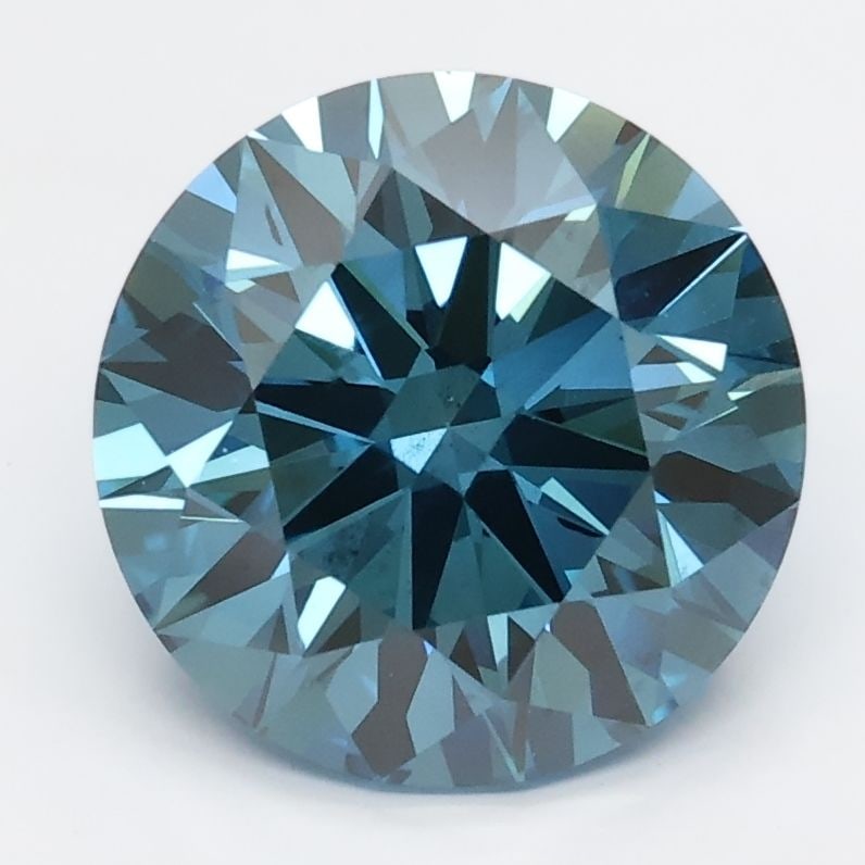 Loose Diamond - ROUND 2.84ct Blue VS2: Loose Diamond - ROUND 2.84ct Blue VS2 Source: This is a real non-mined Diamond that has been grown in a lab Shape: ROUND Carats: 2.84 Color: Blue Certification: NONE Video: