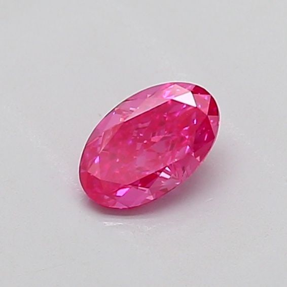 Loose Diamond - OVAL 0.48ct Fancy Vivid Pink VS1: Loose Diamond - OVAL 0.48ct Fancy Vivid Pink VS1 Source: This is a real non-mined Diamond that has been grown in a lab Shape: OVAL Carats: 0.48 Color: Fancy Vivid Pink Certification: NONE Video: