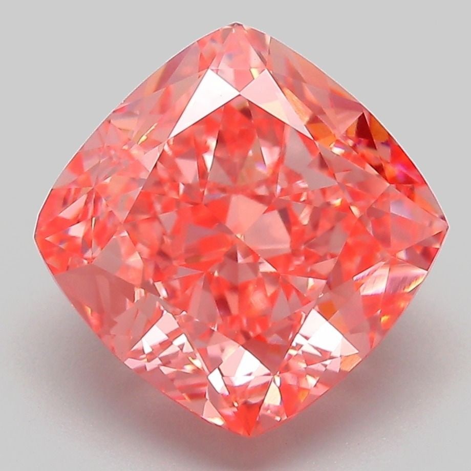 Loose Diamond - CUSHION MODIFIED 5.26ct Fancy Vivid Pink VS1: Loose Diamond - CUSHION MODIFIED 5.26ct Fancy Vivid Pink VS1 Source: This is a real non-mined Diamond that has been grown in a lab Shape: CUSHION MODIFIED Carats: 5.26 Color: Fancy Vivid Pink Certific