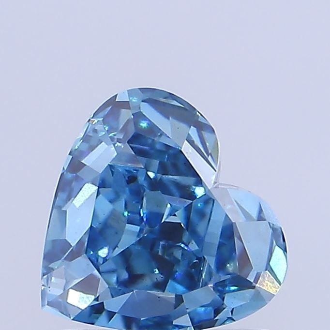 Loose Diamond - HEART 1.06ct Fancy Vivid Blue VS2: Loose Diamond - HEART 1.06ct Fancy Vivid Blue VS2 Source: This is a real non-mined Diamond that has been grown in a lab Shape: HEART Carats: 1.06 Color: Fancy Vivid Blue Certification: NONE Video: