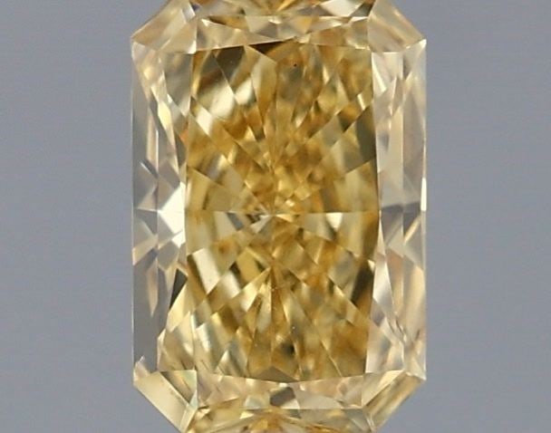 Loose Diamond - RADIANT 0.3ct Fancy Vivid Yellow VS1: Loose Diamond - RADIANT 0.3ct Fancy Vivid Yellow VS1 Source: This is a real non-mined Diamond that has been grown in a lab Shape: RADIANT Carats: 0.3 Color: Fancy Vivid Yellow Certification: IGI Video