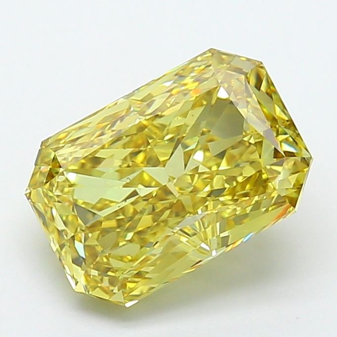 Loose Diamond - RADIANT 6.07ct Fancy Intense Yellow VS1: Loose Diamond - RADIANT 6.07ct Fancy Intense Yellow VS1 Source: This is a real non-mined Diamond that has been grown in a lab Shape: RADIANT Carats: 6.07 Color: Fancy Intense Yellow Certification: IGI