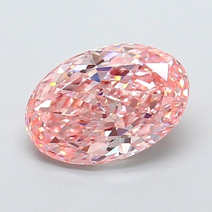 Loose Diamond - OVAL 2.27ct Fancy Vivid Pink VS1: Loose Diamond - OVAL 2.27ct Fancy Vivid Pink VS1 Source: This is a real non-mined Diamond that has been grown in a lab Shape: OVAL Carats: 2.27 Color: Fancy Vivid Pink Certification: IGI Video: