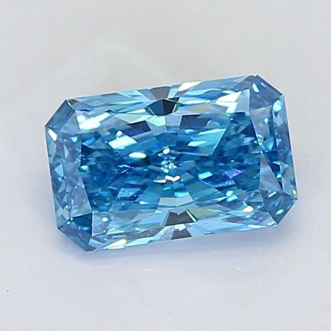 Loose Diamond - RADIANT 2.52ct Fancy Vivid Blue VS1: Loose Diamond - RADIANT 2.52ct Fancy Vivid Blue VS1 Source: This is a real non-mined Diamond that has been grown in a lab Shape: RADIANT Carats: 2.52 Color: Fancy Vivid Blue Certification: IGI Video: