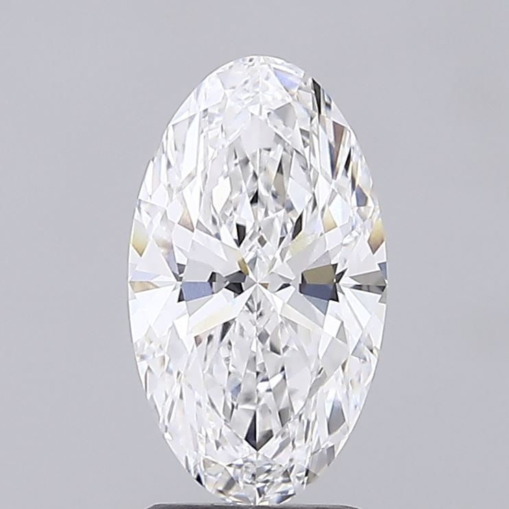 Loose Diamond - OVAL 2.01ct D VVS2: Loose Diamond - OVAL 2.01ct D VVS2 Source: This is a real non-mined Diamond that has been grown in a lab Shape: OVAL Carats: 2.01 Color: D Clarity: VVS2 Certification: IGI Video: