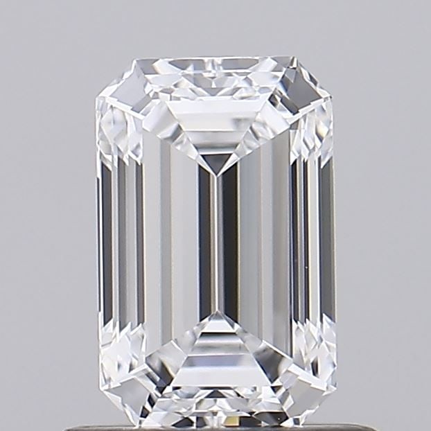 Loose Diamond - EMERALD 0.9ct D VVS2: Loose Diamond - EMERALD 0.9ct D VVS2 Source: This is a real non-mined Diamond that has been grown in a lab Shape: EMERALD Carats: 0.9 Color: D Clarity: VVS2 Certification: IGI Video: