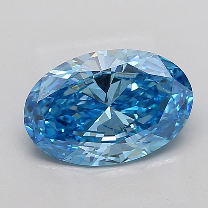 Loose Diamond - OVAL 3.01ct Fancy Vivid Blue VS2: Loose Diamond - OVAL 3.01ct Fancy Vivid Blue VS2 Source: This is a real non-mined Diamond that has been grown in a lab Shape: OVAL Carats: 3.01 Color: Fancy Vivid Blue Certification: IGI Video: