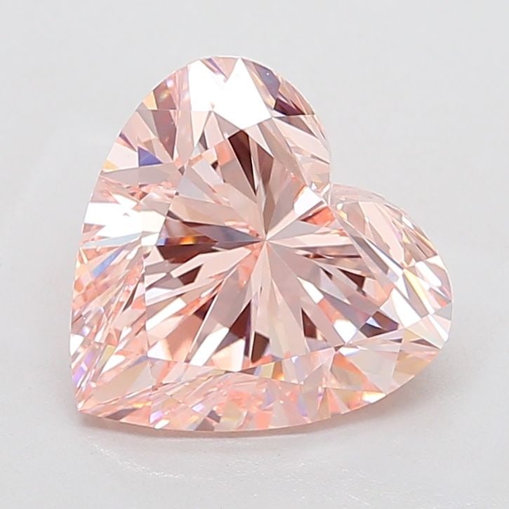 Loose Diamond - HEART 4.6ct Fancy Intense Pink VS1: Loose Diamond - HEART 4.6ct Fancy Intense Pink VS1 Source: This is a real non-mined Diamond that has been grown in a lab Shape: HEART Carats: 4.6 Color: Fancy Intense Pink Certification: IGI Video: