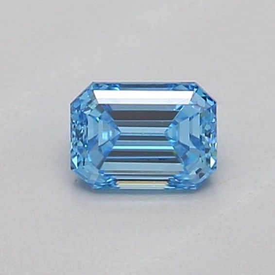 Loose Diamond - EMERALD 0.24ct Fancy Vivid Blue VVS2: Loose Diamond - EMERALD 0.24ct Fancy Vivid Blue VVS2 Source: This is a real non-mined Diamond that has been grown in a lab Shape: EMERALD Carats: 0.24 Color: Fancy Vivid Blue Certification: IGI The