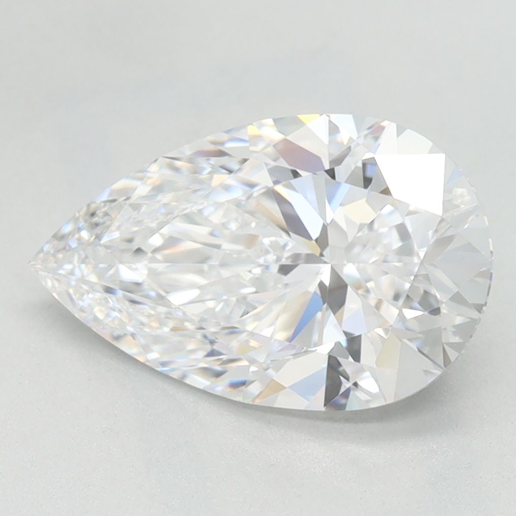 Loose Diamond - PEAR 2.1ct D VVS2: Loose Diamond - PEAR 2.1ct D VVS2 Source: This is a real non-mined Diamond that has been grown in a lab Shape: PEAR Carats: 2.1 Color: D Clarity: VVS2 Certification: GIA Video: