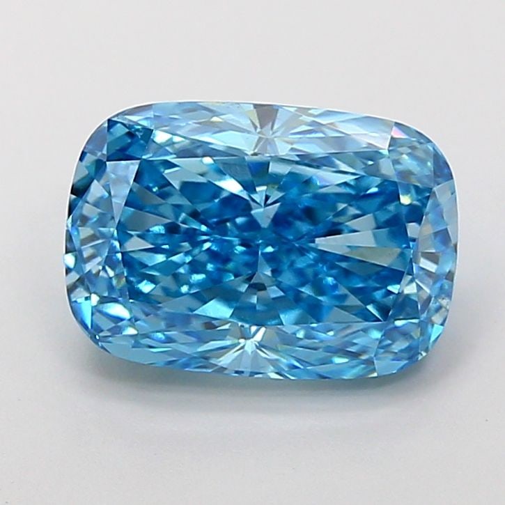 Loose Diamond - CUSHION MODIFIED 3.08ct Fancy Vivid Blue VS1: Loose Diamond - CUSHION MODIFIED 3.08ct Fancy Vivid Blue VS1 Source: This is a real non-mined Diamond that has been grown in a lab Shape: CUSHION MODIFIED Carats: 3.08 Color: Fancy Vivid Blue Certific