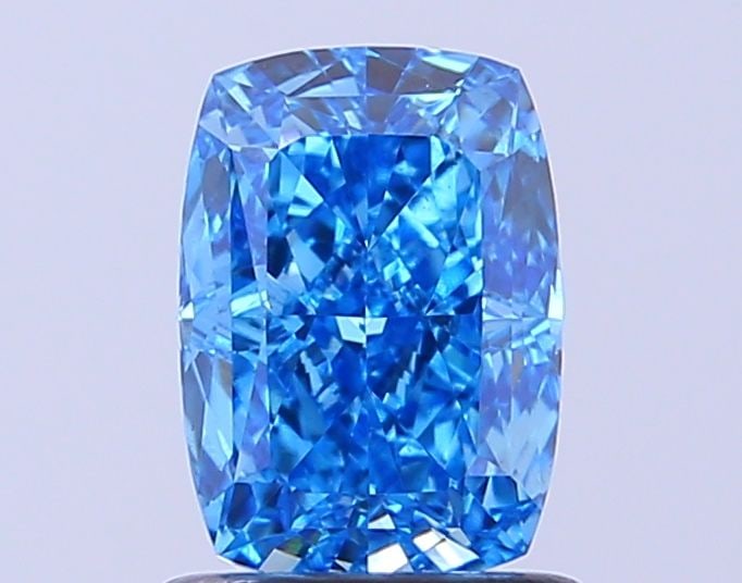 Loose Diamond - CUSHION MODIFIED 1.25ct Fancy Vivid Blue VS2: Loose Diamond - CUSHION MODIFIED 1.25ct Fancy Vivid Blue VS2 Source: This is a real non-mined Diamond that has been grown in a lab Shape: CUSHION MODIFIED Carats: 1.25 Color: Fancy Vivid Blue Certific