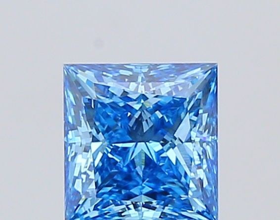 Loose Diamond - PRINCESS 2.52ct Fancy Vivid Blue VS2: Loose Diamond - PRINCESS 2.52ct Fancy Vivid Blue VS2 Source: This is a real non-mined Diamond that has been grown in a lab Shape: PRINCESS Carats: 2.52 Color: Fancy Vivid Blue Certification: IGI