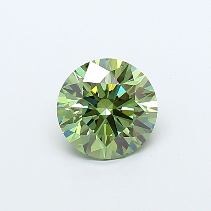 Ideal Loose Diamond - ROUND 1.07ct Fancy Vivid Green VS1: Ideal Loose Diamond - ROUND 1.07ct Fancy Vivid Green VS1 Source: This is a real non-mined Diamond that has been grown in a lab Shape: ROUND Carats: 1.07 Color: Fancy Vivid Green Certification: IGI The