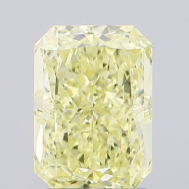 Loose Diamond - RADIANT 2.06ct Fancy Intense Yellow VS1: Loose Diamond - RADIANT 2.06ct Fancy Intense Yellow VS1 Source: This is a real non-mined Diamond that has been grown in a lab Shape: RADIANT Carats: 2.06 Color: Fancy Intense Yellow Certification: