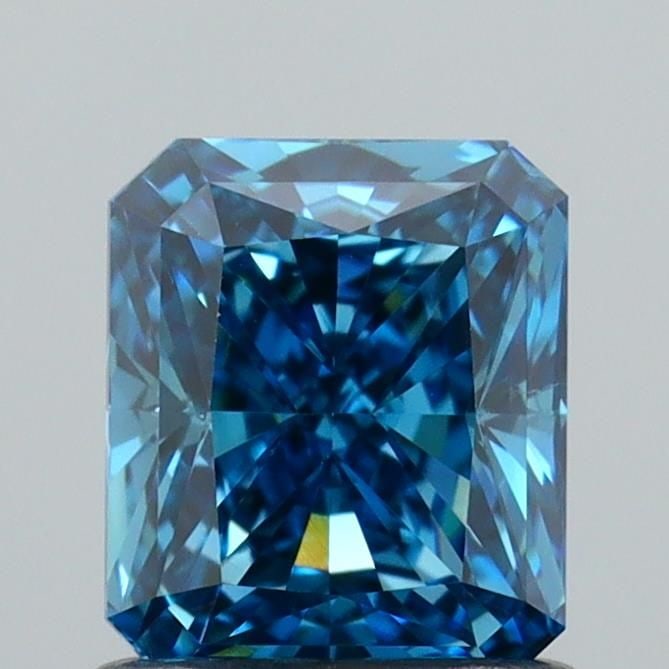 Loose Diamond - RADIANT 1.0ct Fancy Vivid Blue VS2: Loose Diamond - RADIANT 1.0ct Fancy Vivid Blue VS2 Source: This is a real non-mined Diamond that has been grown in a lab Shape: RADIANT Carats: 1.0 Color: Fancy Vivid Blue Certification: IGI Video: