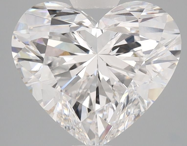 Loose Diamond - HEART 2.57ct E VS1: Loose Diamond - HEART 2.57ct E VS1 Source: This is a real non-mined Diamond that has been grown in a lab Shape: HEART Carats: 2.57 Color: E Clarity: VS1 Certification: GIA Video: