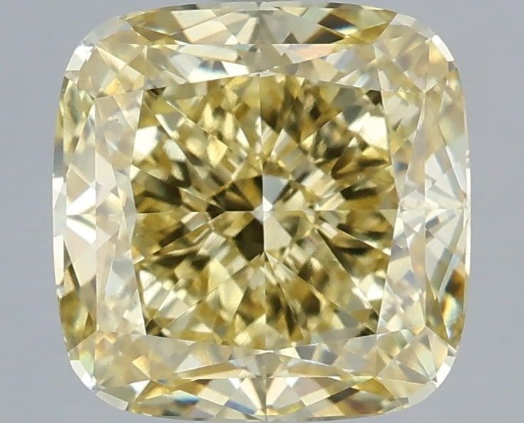 Loose Diamond - CUSHION MODIFIED 3.57ct Fancy Yellow VS1: Loose Diamond - CUSHION MODIFIED 3.57ct Fancy Yellow VS1 Source: This is a real non-mined Diamond that has been grown in a lab Shape: CUSHION MODIFIED Carats: 3.57 Color: Fancy Yellow Certification: