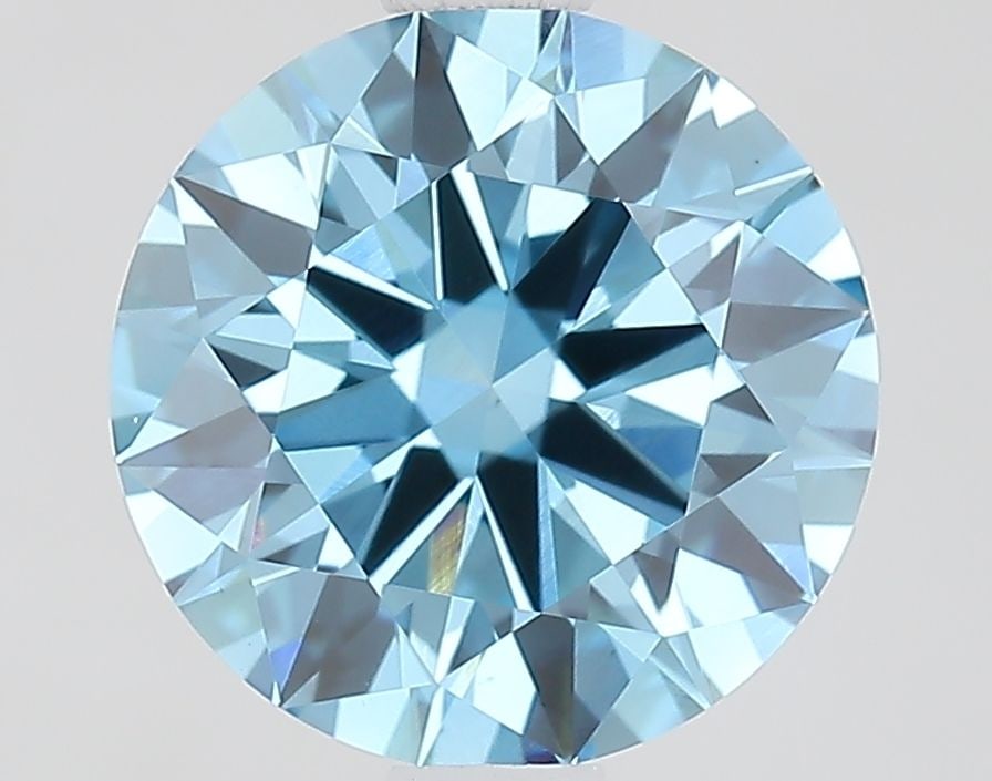 Ideal Loose Diamond - ROUND 1.73ct Fancy Vivid Blue VS1: Ideal Loose Diamond - ROUND 1.73ct Fancy Vivid Blue VS1 Source: This is a real non-mined Diamond that has been grown in a lab Shape: ROUND Carats: 1.73 Color: Fancy Vivid Blue Certification: IGI Video