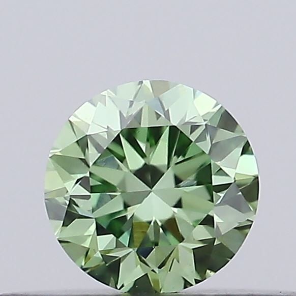 Loose Diamond - ROUND 0.26ct Fancy Vivid Green VVS2 (1 of 1)