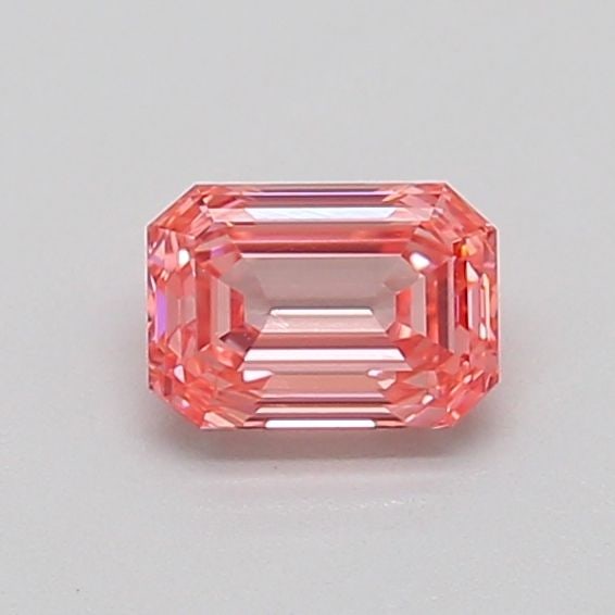 Loose Diamond - EMERALD 0.51ct Fancy Vivid Pink VS1: Loose Diamond - EMERALD 0.51ct Fancy Vivid Pink VS1 Source: This is a real non-mined Diamond that has been grown in a lab Shape: EMERALD Carats: 0.51 Color: Fancy Vivid Pink Certification: IGI Video:
