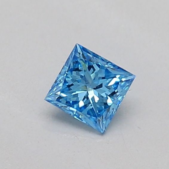 Loose Diamond - PRINCESS 0.14ct Fancy Vivid Blue VVS2: Loose Diamond - PRINCESS 0.14ct Fancy Vivid Blue VVS2 Source: This is a real non-mined Diamond that has been grown in a lab Shape: PRINCESS Carats: 0.14 Color: Fancy Vivid Blue Certification: IGI The