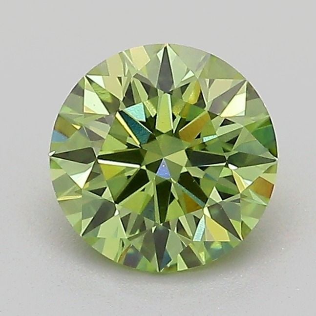 Loose Diamond - ROUND 1.09ct Fancy Vivid Green VS1: Loose Diamond - ROUND 1.09ct Fancy Vivid Green VS1 Source: This is a real non-mined Diamond that has been grown in a lab Shape: ROUND Carats: 1.09 Color: Fancy Vivid Green Certification: IGI Video: