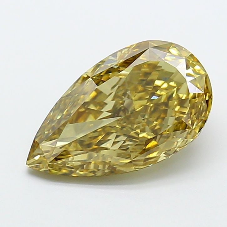 Loose Diamond - PEAR 5.0ct Fancy Intense Gray Yellow VS1: Loose Diamond - PEAR 5.0ct Fancy Intense Gray Yellow VS1 Source: This is a real non-mined Diamond that has been grown in a lab Shape: PEAR Carats: 5.0 Color: Fancy Intense Gray Yellow Certification: I
