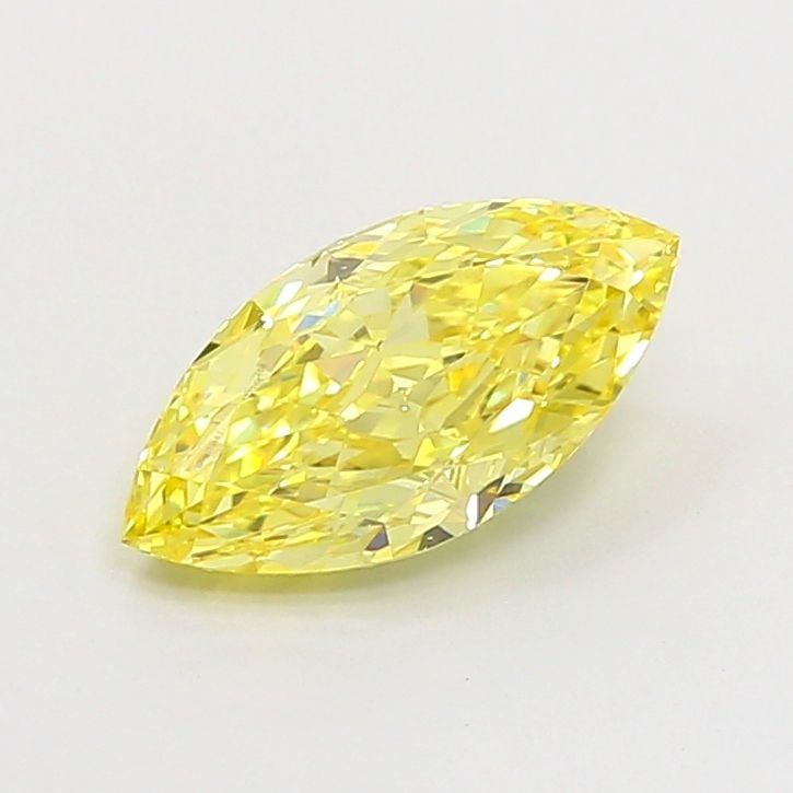 Loose Diamond - MARQUISE 1.54ct Fancy Vivid Yellow VS1: Loose Diamond - MARQUISE 1.54ct Fancy Vivid Yellow VS1 Source: This is a real non-mined Diamond that has been grown in a lab Shape: MARQUISE Carats: 1.54 Color: Fancy Vivid Yellow Certification: IGI V