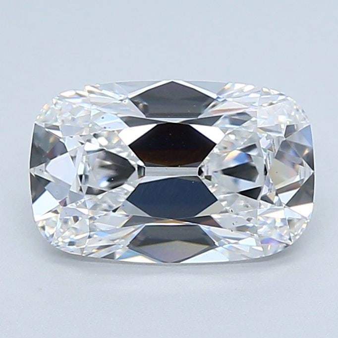 Loose Diamond - CUSHION BRILLIANT 2.58ct D VS1: Loose Diamond - CUSHION BRILLIANT 2.58ct D VS1 Source: This is a real non-mined Diamond that has been grown in a lab Shape: CUSHION BRILLIANT Carats: 2.58 Color: D Clarity: VS1 Certification: IGI Vide